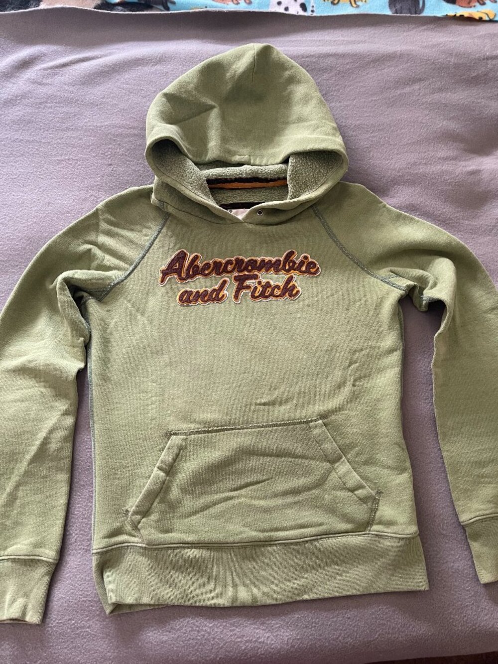 SUPER CUTE Vintage Y2K Abercrombie & Fitch Pull Over Women Olive M